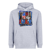 Heather Grey 4th of July  4th of july Heavyweight Hoodie - CowGirlArtShop