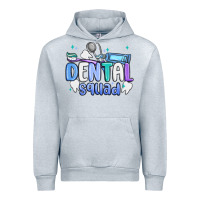 Heather Grey dental squad Urban Hoodie - MaliasSmallBusiness