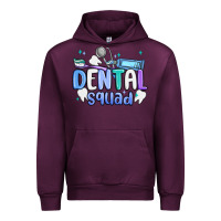 Mauve Wine dental squad Urban Hoodie - MaliasSmallBusiness