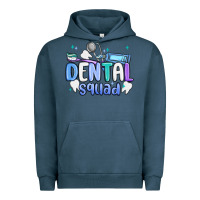Pigment Midnight Navy dental squad Urban Hoodie - MaliasSmallBusiness