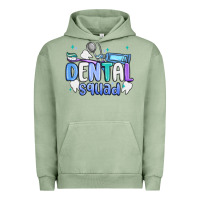 Pigment Oil Green dental squad Urban Hoodie - MaliasSmallBusiness