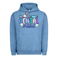 Pigment Pebble Blue dental squad Urban Hoodie - MaliasSmallBusiness