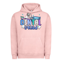 Pigment Salmon dental squad Urban Hoodie - MaliasSmallBusiness