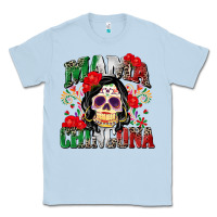 Dusty Blue mama chingona Classic Tee - Zillion Design Studio