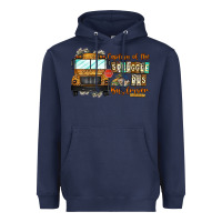 Navy Captain Of Struggle Bus Busdrive Heavyweight Hoodie - CowhideDigitalArt