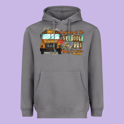 Captain Of Struggle Bus Busdrive Heavyweight Hoodie Designed By Cowhidedigitalart