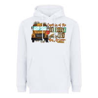 White Captain Of Struggle Bus Busdrive Heavyweight Hoodie - CowhideDigitalArt