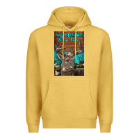 Antique Gold Western Buck Deer Garden Premium Hoodie - LillyAllenDesigns