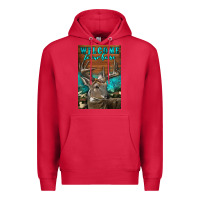 Cardinal Western Buck Deer Garden Premium Hoodie - LillyAllenDesigns