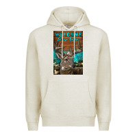 Oatmeal Heather Western Buck Deer Garden Premium Hoodie - LillyAllenDesigns