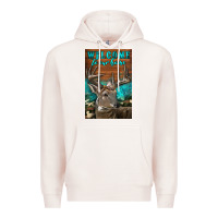 Pale Pink Western Buck Deer Garden Premium Hoodie - LillyAllenDesigns