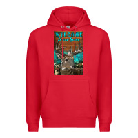 Red Western Buck Deer Garden Premium Hoodie - LillyAllenDesigns