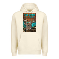 Sandshell Western Buck Deer Garden Premium Hoodie - LillyAllenDesigns