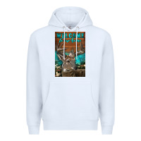 White Western Buck Deer Garden Premium Hoodie - LillyAllenDesigns