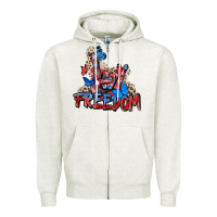 Freedom Rock Hand Zipper Hoodie | Teevron