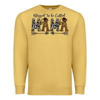 Antique Gold mama to be called mama Premium Sweatshirt - CowhideDigitalArt