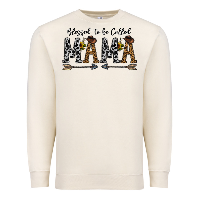 Mama To Be Called Mama Premium Sweatshirt by CowhideDigitalArt | Teevron