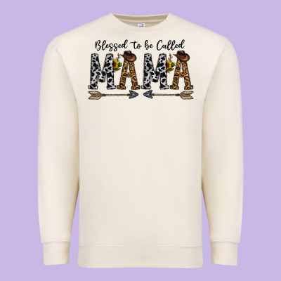 Mama To Be Called Mama Premium Sweatshirt Designed By Cowhidedigitalart