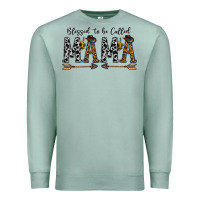 Seafoam mama to be called mama Premium Sweatshirt - CowhideDigitalArt