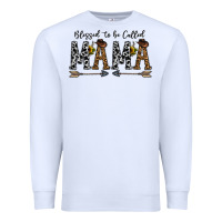 White mama to be called mama Premium Sweatshirt - CowhideDigitalArt