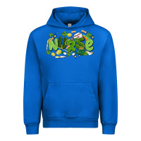 Cobalt st.patrick's day nurse Urban Hoodie - MaliasSmallBusiness