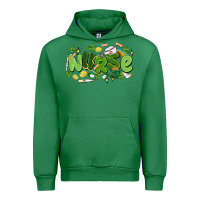 Emerald st.patrick's day nurse Urban Hoodie - MaliasSmallBusiness