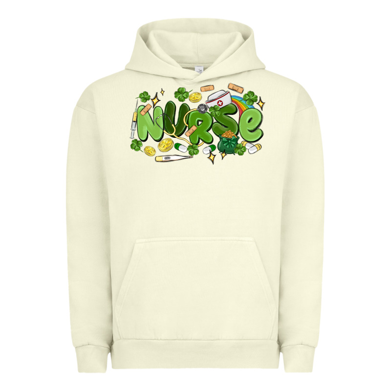 St.patrick's Day Nurse Urban Hoodie by MaliasSmallBusiness | Teevron
