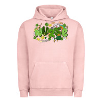 Pigment Salmon st.patrick's day nurse Urban Hoodie - MaliasSmallBusiness