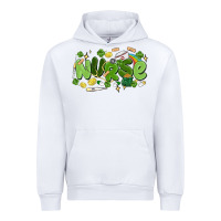 White st.patrick's day nurse Urban Hoodie - MaliasSmallBusiness