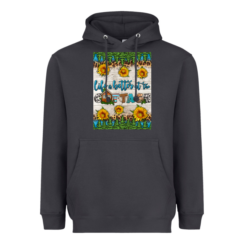 Life Is Better At The Cottage Air Freshener Heavyweight Hoodie by HRA Design Shop | Teevron