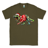 Army Green t rex christmas Classic Tee - RanaPortraitStore