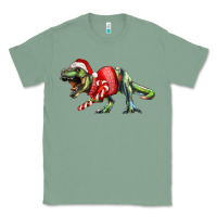 Sage t rex christmas Classic Tee - RanaPortraitStore
