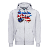 Heather Grey cousin crew Zipper Hoodie - Zillion Design Studio