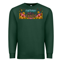 Sports Green caffeine before chaos 16oz libbey cup Premium Sweatshirt - HRA Design Shop