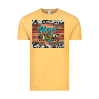 Vintage Mustard blessed mom Vintage Tee - Artiststas