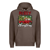 Coffee merry christmas truck Premium Hoodie - BarkalooDesign
