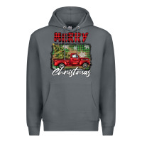 Rock merry christmas truck Premium Hoodie - BarkalooDesign