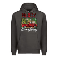 Smoke merry christmas truck Premium Hoodie - BarkalooDesign