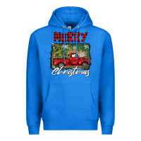 True Royal merry christmas truck Premium Hoodie - BarkalooDesign