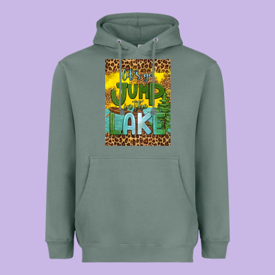 Let's Go Jump In The Lake Air Freshener Heavyweight Hoodie Designed By Hra Design Shop