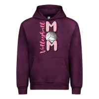 Mauve Wine volleyball mom Urban Hoodie - MaliasSmallBusiness
