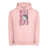 Pigment Salmon volleyball mom Urban Hoodie - MaliasSmallBusiness