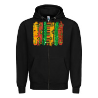 Black black history brushstroke Zipper Hoodie - texasbilliewilder