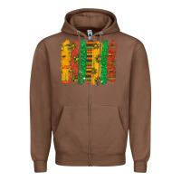 Chestnut black history brushstroke Zipper Hoodie - texasbilliewilder