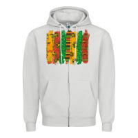 Dove Grey black history brushstroke Zipper Hoodie - texasbilliewilder