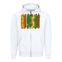 White black history brushstroke Zipper Hoodie - texasbilliewilder