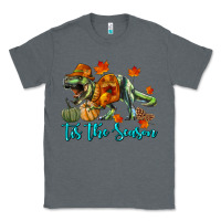 Charcoal Heather t rex tis the season Classic Tee - RanaPortraitStore