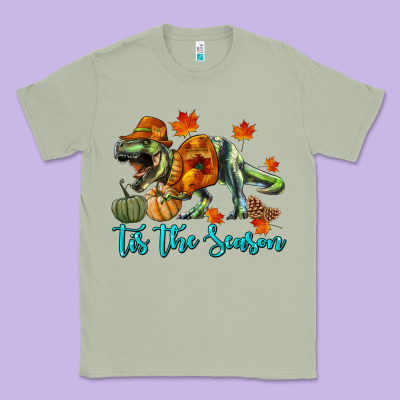 T Rex Tis The Season Classic Tee Designed By Ranaportraitstore