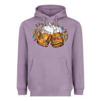 Lavender beer with christmas lights Heavyweight Hoodie - FaDigitalArtStudio