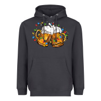 Smoke beer with christmas lights Heavyweight Hoodie - FaDigitalArtStudio
